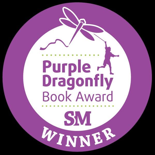 Purple Dragonfly Book Award Winner badge from Story Monsters Inc